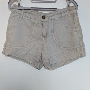 Cloth & Stone (Anthropologie brand) Tencel Shorts | Khaki | Size S